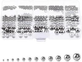 Tkxjry 620pcs12 dydžio nerūdijančio plieno tikslumo plieno rutuliukai, rutulinių guolių rutuliukai plieno rutuliukai, rutulinių guolių plieno rutuliukai, metalo rutuliukai, nerūdijančio plieno metalo rutuliukai, plieno rutuliukai, skirti dviračių ratų ats