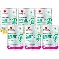 Disugual Veterinary DIABETIC šlapias šunų ėdalas su vištiena/kiauliena (suaugusiems) 6x400g