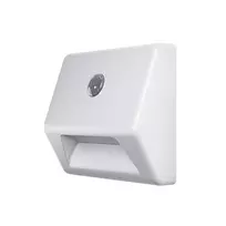Naktinis LED šviestuvas OSRAM NIGHTLUX STAIR IP54 0,25W 10lm 3xAAA elementai (įeina) su jud.davikliu