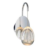 Sieninis šviestuvas Huelto WL-22112132-1A-CR, chromo spalvos, modernus, LED apšvietimas