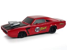 Raudonas R/C sportinis automobilis 1:20