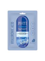 JIGOTT Drėkinanti lakštinė veido kaukė su hialurono rūgštimi HYALURONIC ACID REAL AMPOULE, 27 ml