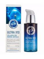 ENOUGH Veido serumas su kolagenu ULTRA X10 COLLAGEN PRO MARINE AMPOULE, 30 ml