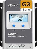 "Epever" ® MPPT apkrovos valdiklis 30A apkrovos valdiklis Automatinis darbas 12V / 24V LCD ekranas su neigiamu įžeminimu - Tracer3210an