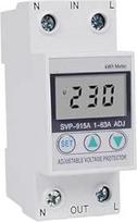 63A 220V Din Rail reguliuojamos įtampos apsauginė relė srovės ribojimo apsauga su vatmetru kWh matuokliu Energijos suvartojimas (80A) Pramoninės elektrinės relės