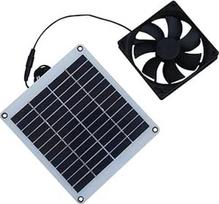 Saulės Dachbodenventilator 5W 12V Solarbetriebener Abluftventilator Set mit Solarpanel für Gewächshaus Haustier Haus Belüftung