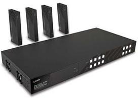AV Ilgintuvas - LINDY Cat.6 HDMI 4K60 HDBaseT Matrix su 4 Imtuvais 150 m
