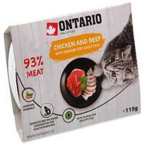 Ontario Ontarijo vištiena su jautiena ir taurinu 115 g