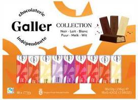 Gift box mini bars Galler Mini Batons Assortment, 18 pcs.