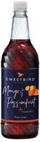 Syrup with added vitamin B for iced drinks Sweetbird Fusions+ Mango and Passionfruit, 1 l