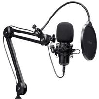 TRUST GXT 270 Emita II+ mikrofonas su reguliuojamu laikikliu | USB