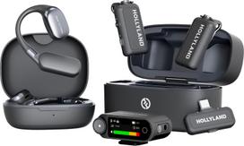Hollyland - LARK MAX 2 Ultimate Combo with OWS Monitor Earphone + Camera RX + USB-C RX