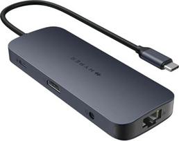 Hyper | HyperDrive EcoSmart Gen.2 Universal USB-C 10-in-1 Hub with 140 W PD3.1 Power Pass-thru | Ethernet LAN (RJ-45) ports 1 | HDMI ports quantity 1