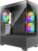 Xilence Case|XILENCE|XG172|MidiTower|Case product features Fan control panel/Transparent panel|Not included|Colour Black|XG172