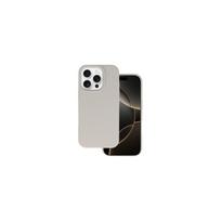 Viedtālruņa aizmugurējais vāciņš Apple iPhone 16 Pro Max Silicone Premium Natural Titanium