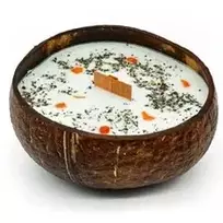 Tropikalia Kokoso žvakė – citrinžolės, baziliko ir mandarino aromatas