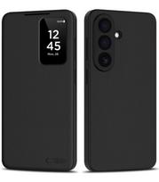 Matinis juodas atverčiamas dėklas Samsung Galaxy S26 Plus telefonui "Tech-Protect Smart Wallet"