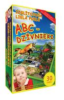 Lavinanti dėlionė ABĖCĖLĖ gyvūnai LATVIŲ KALBA 2+