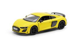 KiNSMART automobilis 2020 Audi R8 Coupé geltonas