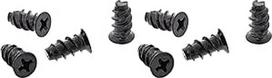 "InLine" ventiliatoriaus varžtai 5,0 x 10,0 mm juodi (50 vnt.) (2 vnt.)