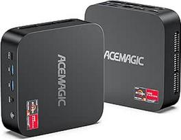 ACEMAGIC I K1 mini kompiuteris, AMD Ryzen 4300U Windows 11 Pro mini kompiuteris (iki 3,70 GHz), 16GB DDR4 512GB M.2 SSD mini kompiuteris su RJ45 | 4K trigubas ekranas | WiFi 5 namams / biurui / mokyklai