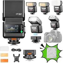 Godox iT32 TTL fotoaparato blykstė su X5-S belaidžiu "Sony" paleidikliu, integruotu 2,4 GHz HSS imtuvu, magnetiniu laikikliu, reflektoriumi ir difuzoriumi, suderinama su "Sony ZV-E10 A9III a7III a7CII a7IV