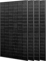 JA Solar 445W N-Typ Bifazial Glas-Glas Solarmodul visiškai juoda saulės baterija 22,3% Effizienz 4 vnt.