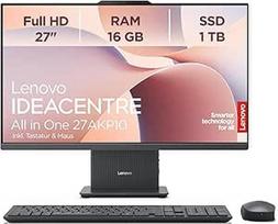 Lenovo IdeaCentre All-In-One AI-PC | 27 colių Full HD ekranas | AMD Ryzen 7 250 | 16GB RAM | 1TB SSD | AMD Radeonn Graphics | Win11 | Komplekte yra belaidė pelės klaviatūra | Luna Grey | 3 mėn. priemoka