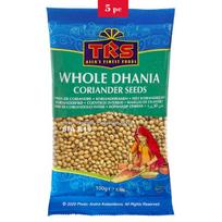 Kalendra nesmulkintos sėklos, Whole Dhania, Coriander seeds, TRS, 5x100g