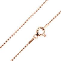 Paauksuota sidabrinė grandinėlė moterims "Bead" Brasco 63847