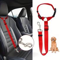 Reguliuojamas 2-in-1 Šuns Automobilio Saugos Diržas., Juoda