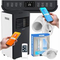Nešiojamas oro kondicionierius Duo, 3 kW, su WiFi, tylus