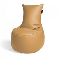Sėdmaišis Qubo™ Muff, dirbtinė oda, šviesiai oranžinis