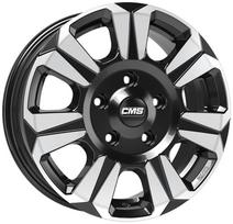 Ratlankis CMS C31 R16x6 6x130 ET 62 CB 84.1 (Diamond Black Gloss) (1150 kg)