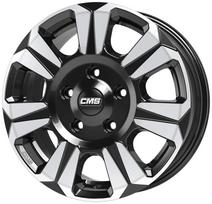 Ratlankis CMS C31 R16x6.5 5x118 ET 60 CB 71.1 (Diamond Black Gloss) (1150 kg)