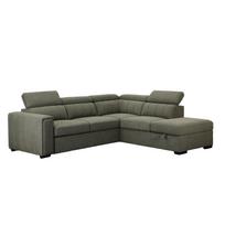 Kampinė sofa-lova ODELIA-2 RC Žalia