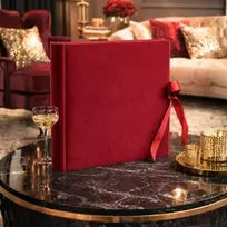 Albumas  GED DBCSS20 VELVET RUBY 25x25/40psl | kreminiai lapai | kampučiai/lipdukai | knyginio rišimo