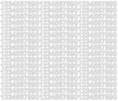 Lipnūs numerių lipdukai Drago, 1 cm, balti/blizgūs