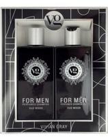 Vivian Gray parfumuotas dušo gelis ir šampūnas vyrams Vivian Gray For Men Oud Wood 350ml