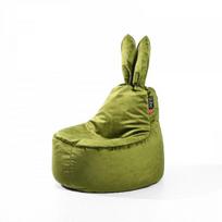 Vaikiškas sėdmaišis Qubo™ Baby Rabbit Olivine Fresh Fit, šviesiai žalias