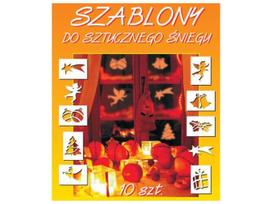 Šablonai dirbtiniam sniegui, 10 vnt.
