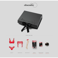 Obsessive Aliosa Luxury Red Gift Set with Perfume & Bath Bomb