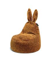 Vaikiškas sėdmaišis Qubo™ Baby Rabbit Sunflower Fluffy Fit, rudas