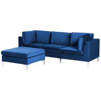 Modulinė sofa Beliani Evja, tamsiai mėlyna