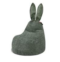 Vaikiškas sėdmaišis Qubo™ Baby Rabbit Bush re-Flake Fit, žalias
