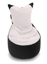 Sėdmaišis Qubo™ Munchkin Vanille Velvet Fit vaikams, smėlio/juodas, ergonominis