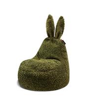 Vaikiškas sėdmaišis Qubo™ Baby Rabbit Cactus Fluffy Fit, žalias