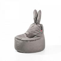 Vaikiškas sėdmaišis Qubo™ Baby Rabbit Moonstone Fresh Fit, šviesiai pilkas