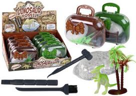 Archeologo kasinėjimų rinkinys lagamine "Dinozauras" (1 vnt.)