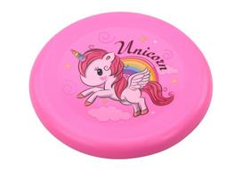 Skraidantis frisbee diskas Vienaragis, rožinis, 20 cm